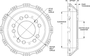 Big Brake Dynamic Hat - Flared Bell Hat Drawing