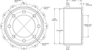 Parking Brake Hat - Truck Hat Drawing