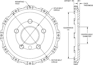 Big Brake Hat - Short Offset Hat Drawing