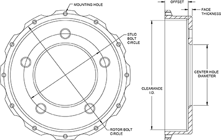 Truck Hat - Standard Hat Drawing