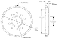 Big Brake Hat - Short Offset Hat Drawing