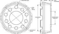 Dynamic Drag Hat - Lug Drive Hat Drawing