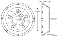 GT Dynamic Mount Hat - Flared Bell Hat Drawing