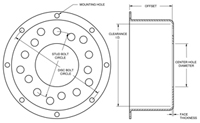 IMCA Hat - Spun Steel Hat Drawing