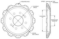 Wilwood Disc Brakes - Hat No: 170-8878