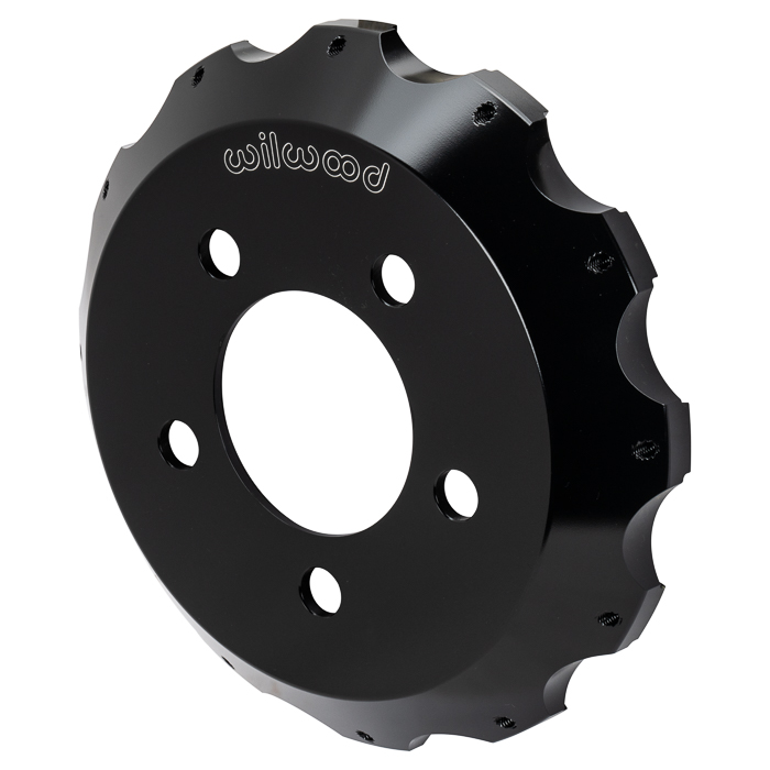 Big Brake Hat - Flared Bell - Aluminum - Black E-Coat