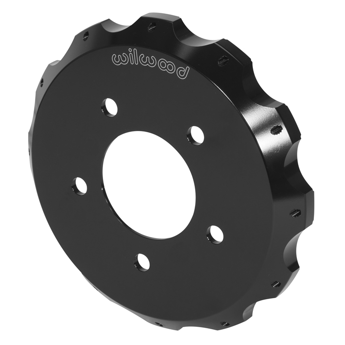 Big Brake Hat - Flared Bell - Aluminum - Black E-Coat