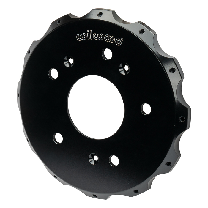 Big Brake Hat - Flared Bell - Aluminum - Black E-Coat