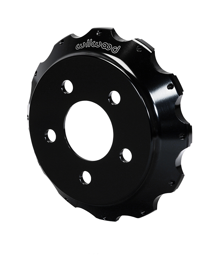 Big Brake Hat - Flared Bell - Aluminum - Black E-Coat