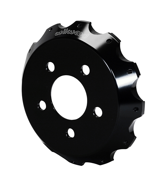 Big Brake Hat - Flared Bell - Aluminum - Black E-Coat