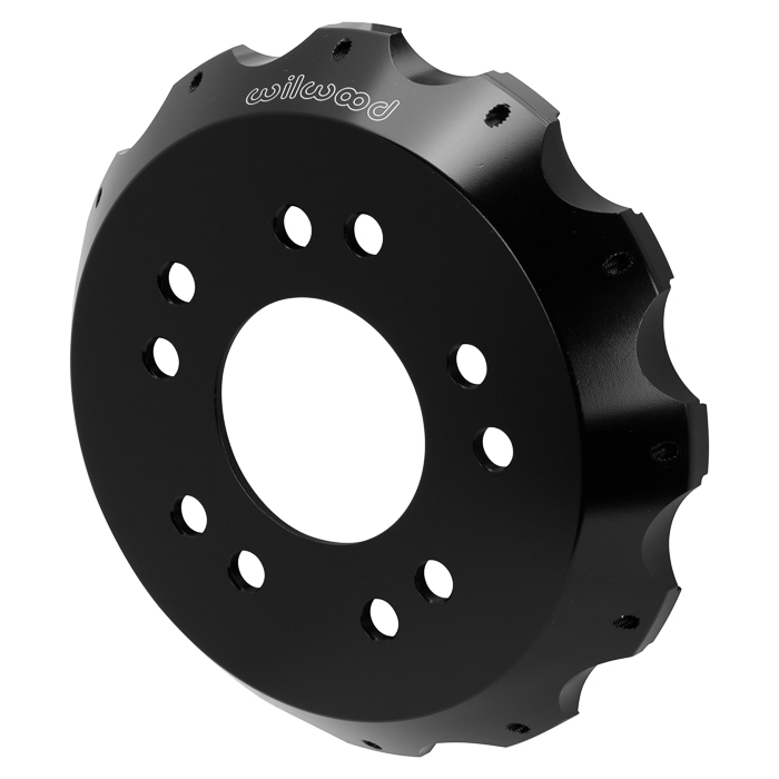 Big Brake Hat - Flared Bell - Aluminum - Black E-Coat