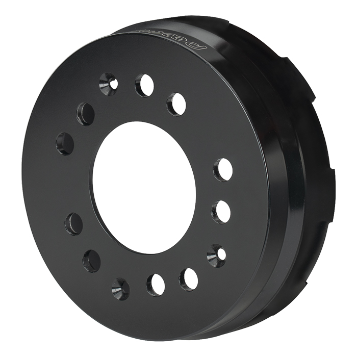 Big Brake Hat - Straight Bell - Aluminum - Black E-Coat