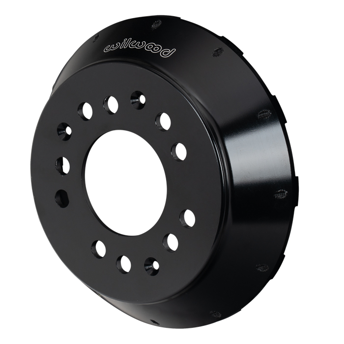 Big Brake Hat - Flared Bell - Aluminum - Black E-Coat