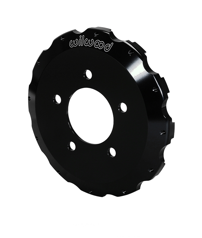 Big Brake Hat - Short Offset - Aluminum - Black E-Coat