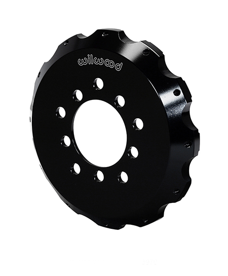 Big Brake Hat - Flared Bell - Aluminum - Black E-Coat