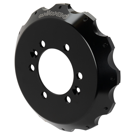 Big Brake Hat - Flared Bell - Aluminum - Black E-Coat