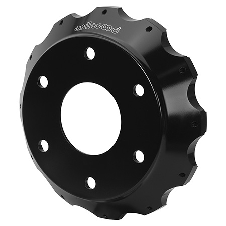 Big Brake Hat - Flared Bell - Aluminum - Black E-Coat