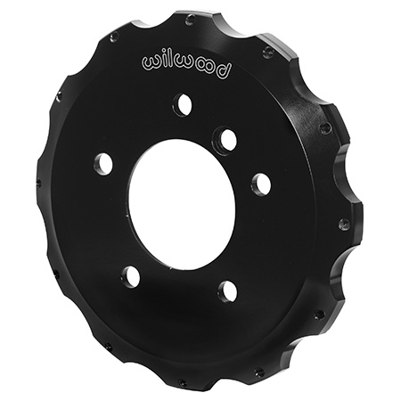 Big Brake Hat - Short Offset - Aluminum - Black E-Coat