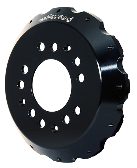 Big Brake Hat - Flared Bell - Aluminum - Black E-Coat