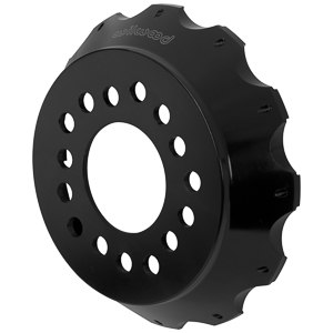 Big Brake Hat - Flared Bell - Aluminum - Black E-Coat