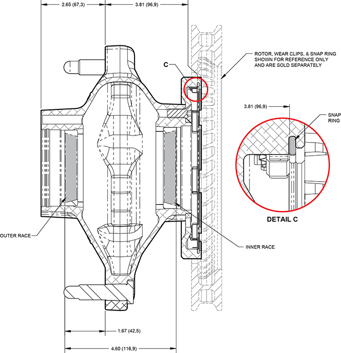 Wide 5 - Starlite 55XD - Dynamic Lug Mount Drawing