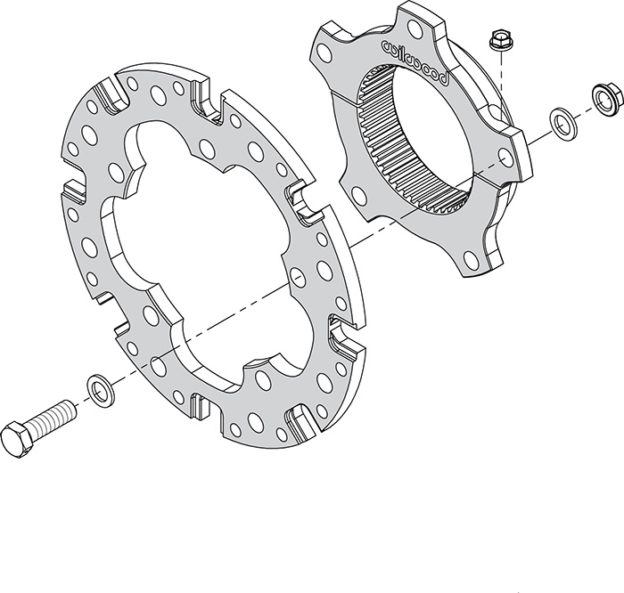 Hub Side-View Drawing