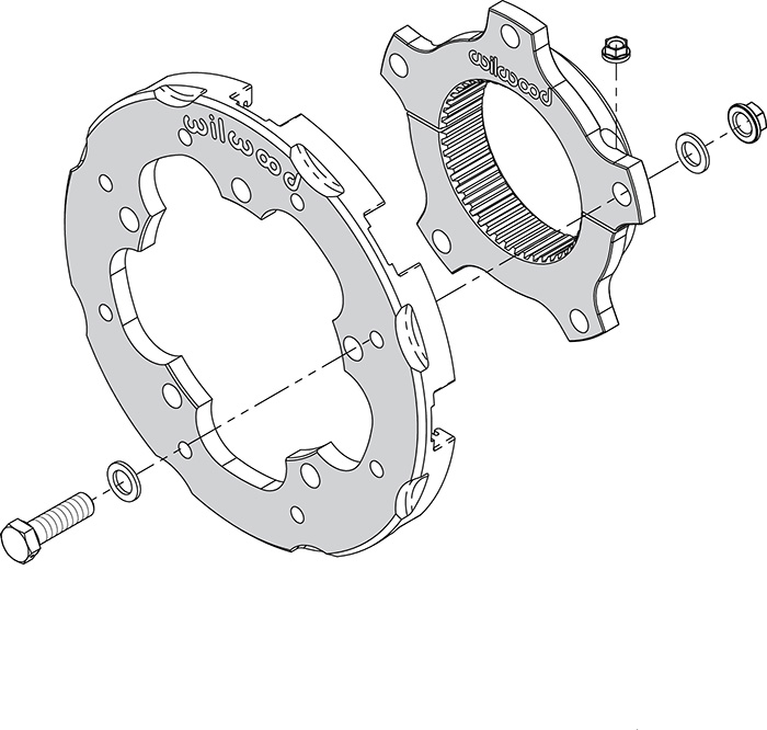 Hub Side-View Drawing