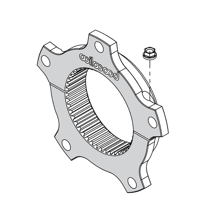 Hub Side-View Drawing