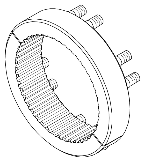 Sprint Inboard Hub - Dynamic Drawing