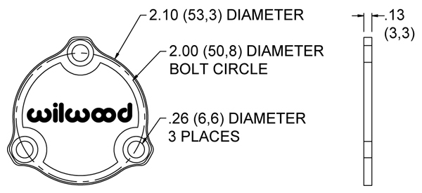 Hub Side-View Drawing