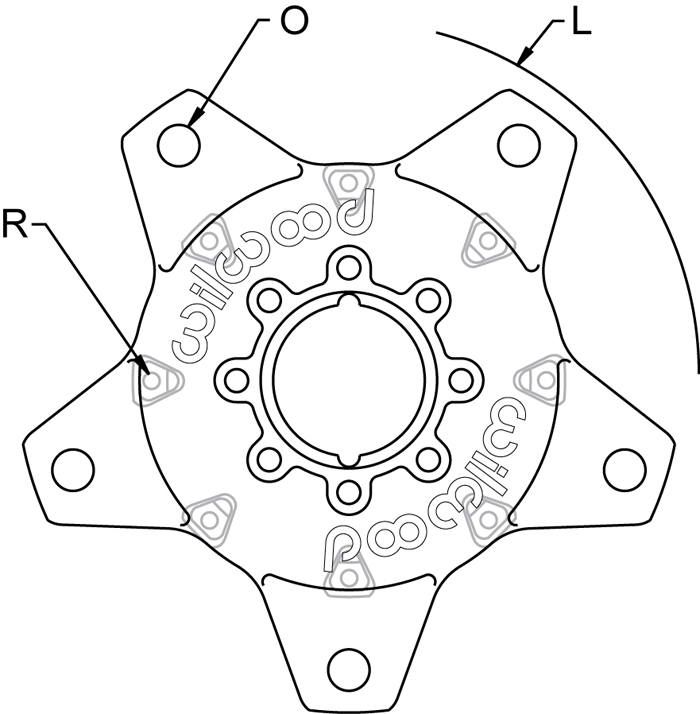 Hub Front-View Drawing