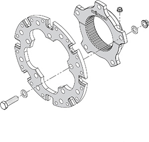 Sprint Inboard Hub Kit - Dynamic Drawing