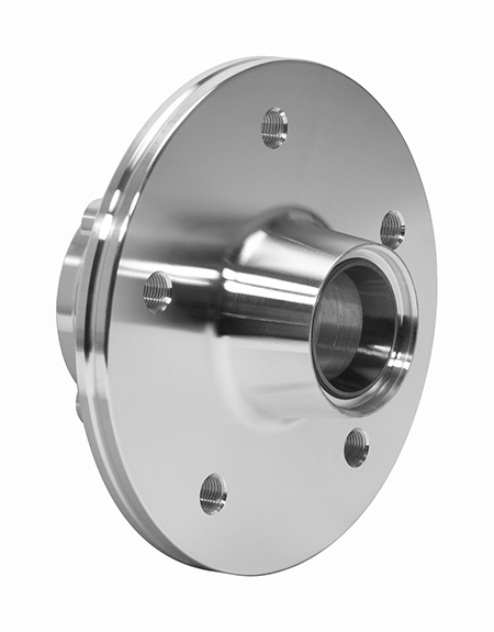 Hub - Vented Rotor Offset - Aluminum - Bare