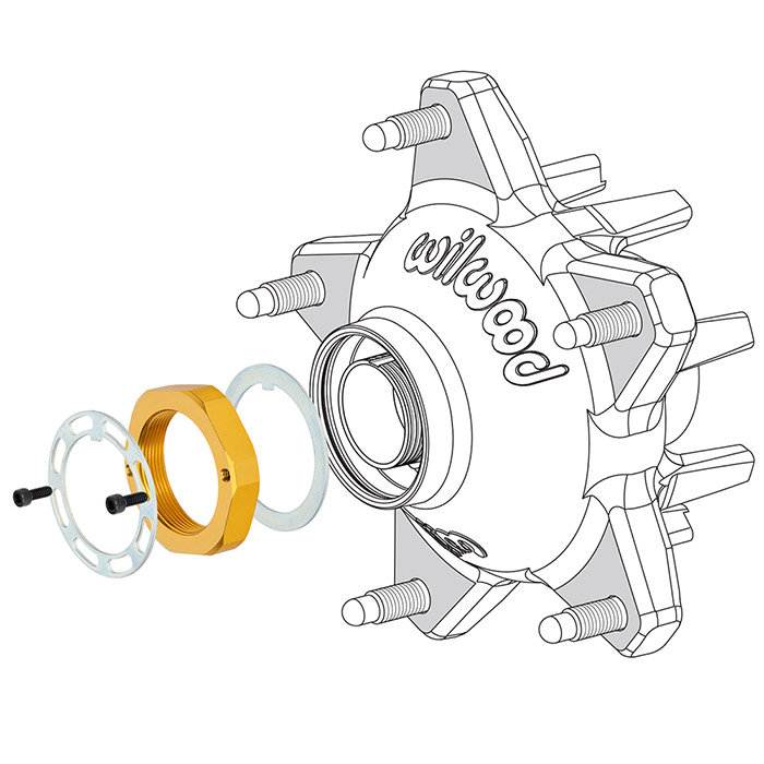 Lock Nut Kit-Spindle Drawing