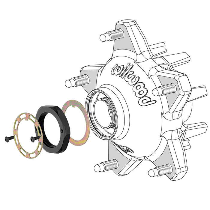 Lock Nut Kit-Spindle Drawing