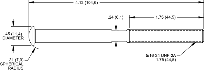 Push Rod Drawing