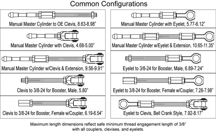 Pushrod Kit Drawing