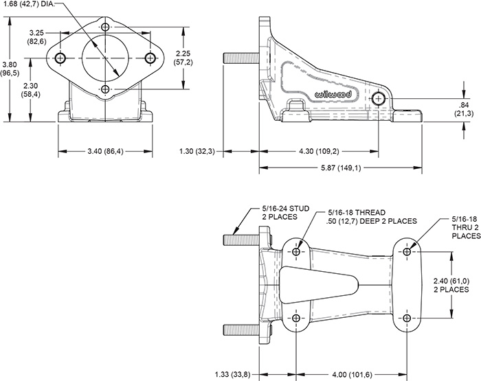 Brake Pedal Base Drawing