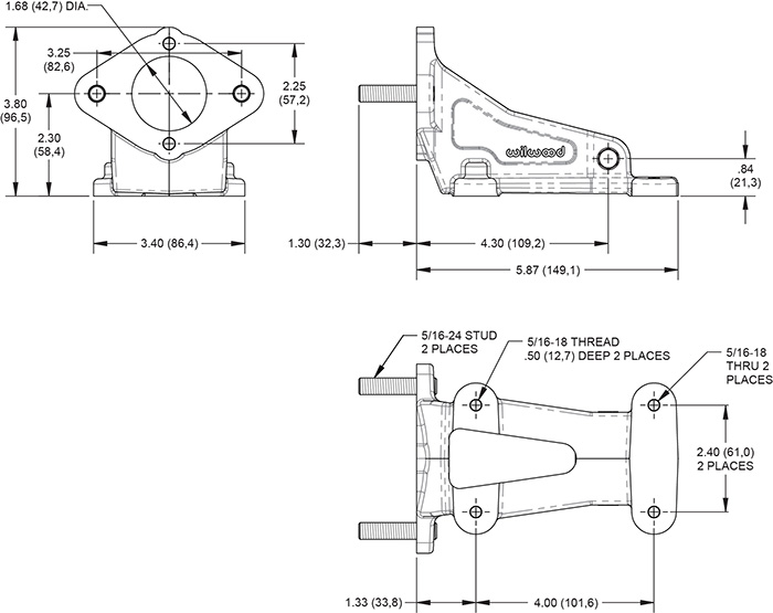 Brake Pedal Base Drawing