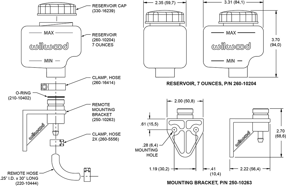 Reservoir Kit Drawing