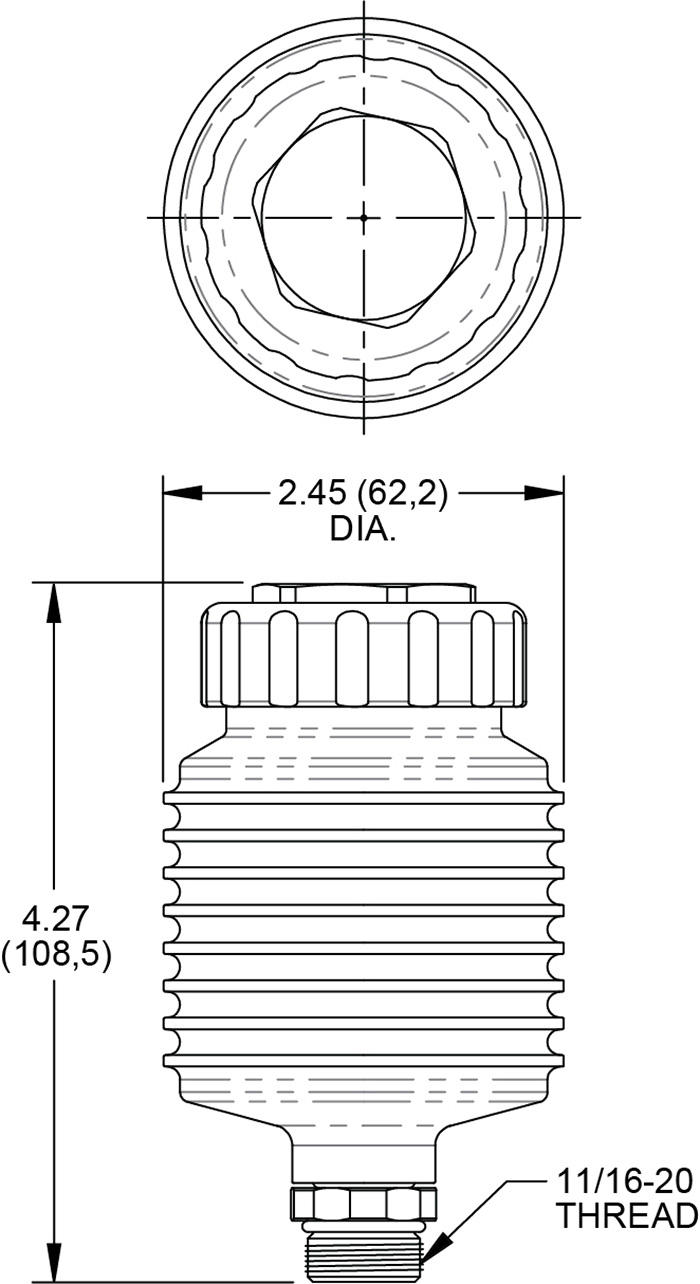 Lightweight Reservoir Kit
-Direct Mount Drawing