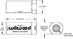 Residual Pressure Valve Drawing