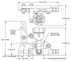 Kart Master Cylinder Drawing