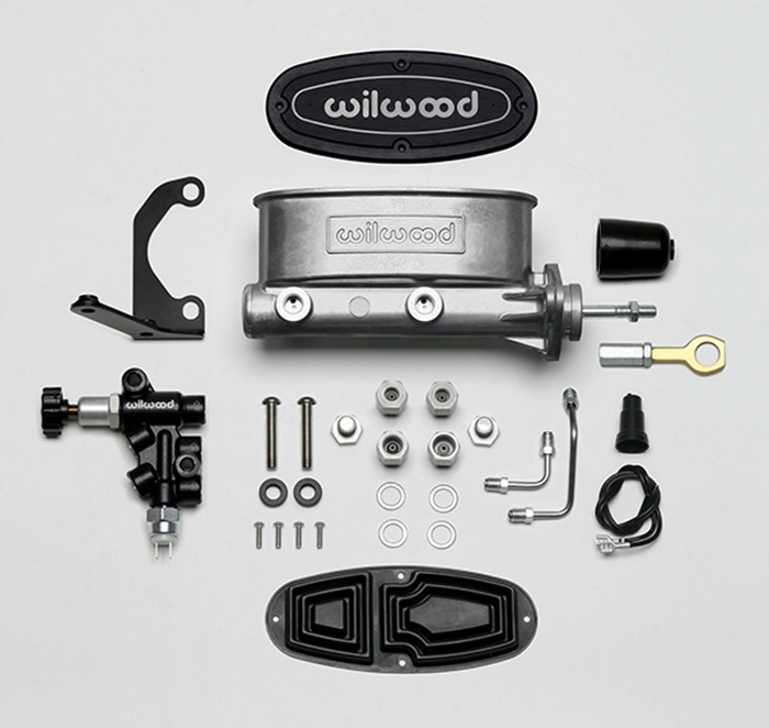 Wilwood Aluminum Tandem M/C w/Bracket and Valve (Mustang)