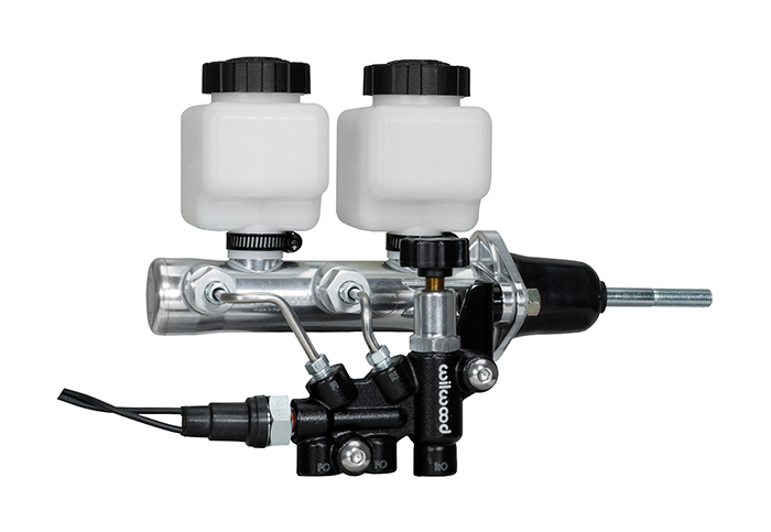 Remote Tandem M/C Kit w/Pushrod, Bracket and Valve Master Cylinder