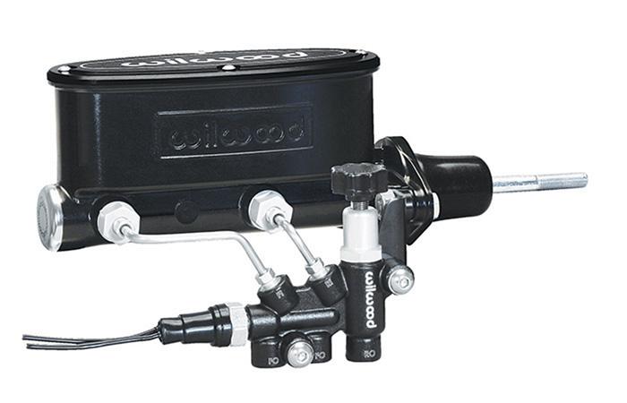 Aluminum Tandem M/C Kit with Bracket and Valve Master Cylinder