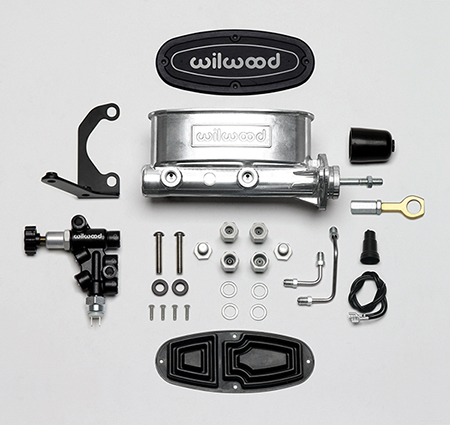 Wilwood Aluminum Tandem M/C w/Bracket and Valve (Mustang)