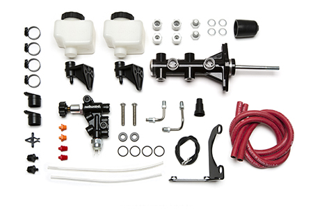 Remote Tandem M/C Kit w/Pushrod, Bracket and Valve Individual Components