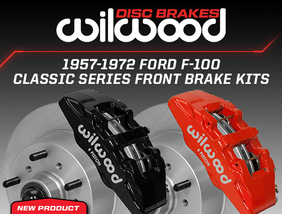 1957-1972 Ford Galaxie Wilwood Disc Brake Kit – Front Drilled & Slotted Rotors, Red Powder Coated Calipers