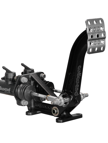 Example of Wilwood Floor Mount Tru-Bar Pedal with Master Cylinders